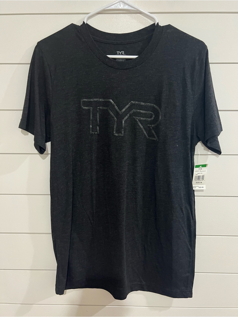 TYR Black Short Sleeve Logo Tee